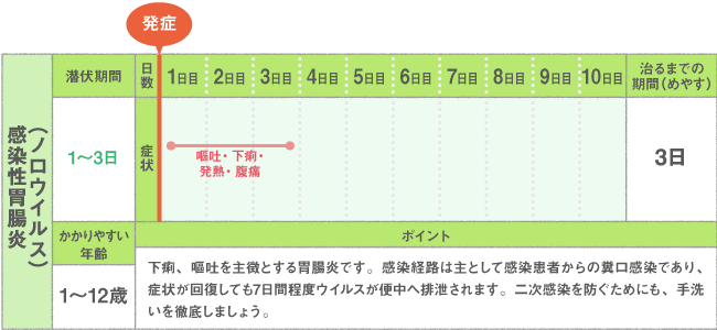 感染性胃腸炎（ノロウイルス）