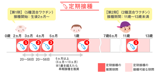 接種スケジュール